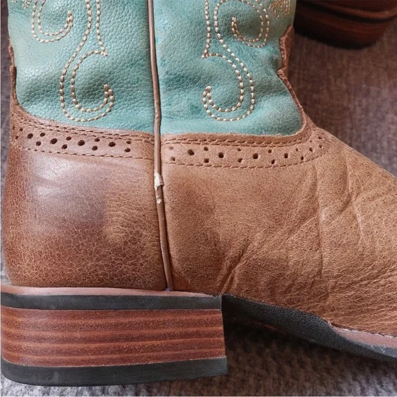 Womens 10B Justin cowboy boots cowgirl - Picture 5 of 5